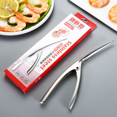 Peeling di frutti di mare Acciaio inossidabile sostenibile Pesce pancia Gamberi coltello per professionisti