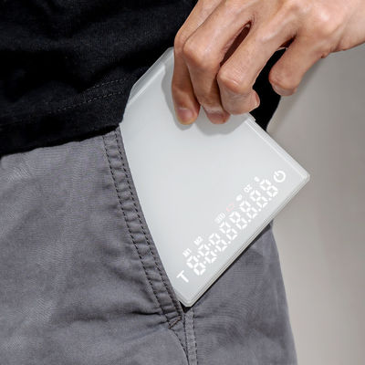 Scala elettrica portatile da 3 kg con funzione di misurazione del tempo e del peso