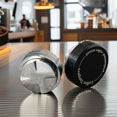 51/53/58mm Barista Strumento Acciaio inossidabile Caffettiere con base in lega di alluminio