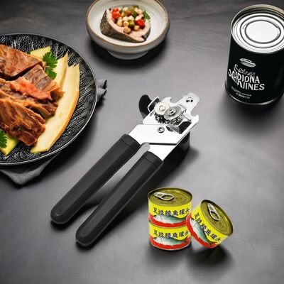 Legata di acciaio inossidabile Can opener manuale cucina domestica manico di plastica a colori personalizzati
