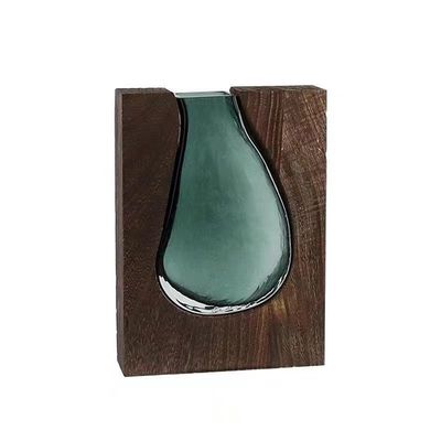 Vaso per piante all'aperto per interni Grandi vasi di fiori in vetro per giardino Decorazione per l'ufficio domestico