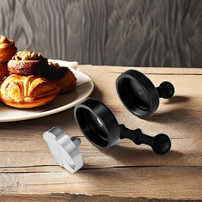 Barista Dimensione 58mm 53mm 51mm Dispensatore di espresso a quattro lame in legno e metallo ecologico