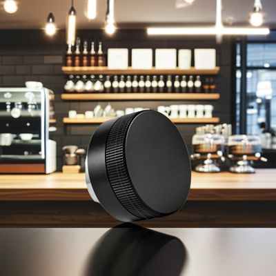Dispensatore di espresso manuale a profondità regolabile 58mm Dispensatore di caffè in metallo con quattro lame