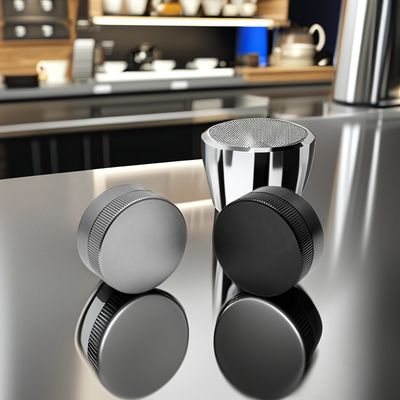 Dispensatore di espresso manuale a profondità regolabile 58mm Dispensatore di caffè in metallo con quattro lame
