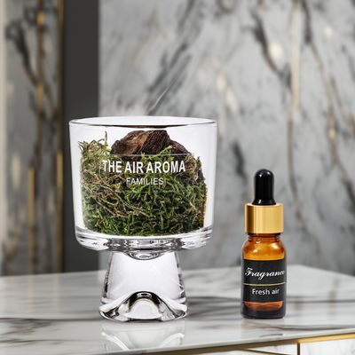 Colore personalizzato imballaggio regalo di lusso bottiglia di vetro 100ml diffusore di muschio per profumi domestici