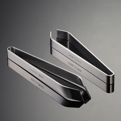 Pinzette per la rimozione delle ossa di pesce in acciaio inossidabile e attrezzi per la pinza in bambù per utensili in melamina