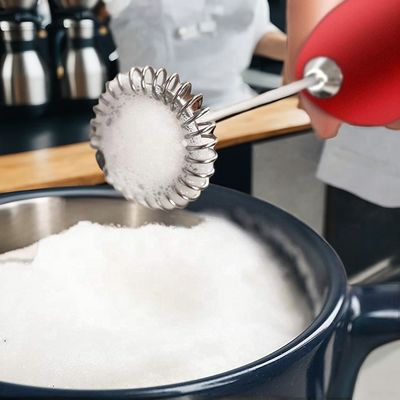 2023 Spumatore elettrico a batteria in acciaio inossidabile per spumare il latte