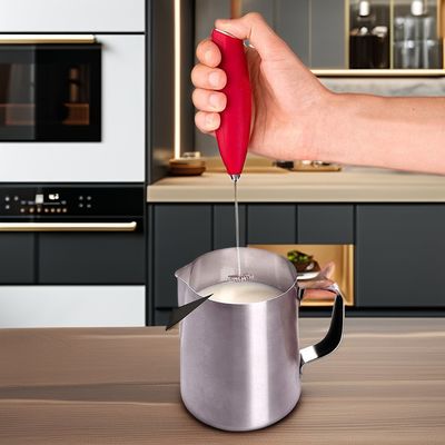 2023 Spumatore elettrico a batteria in acciaio inossidabile per spumare il latte