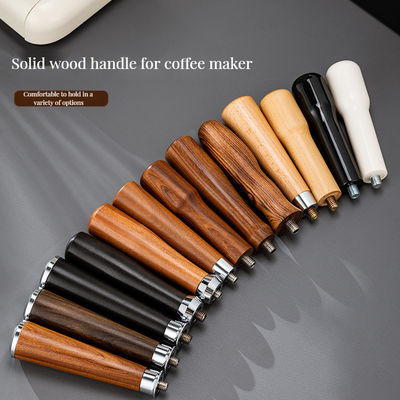 Maniglia in legno massello utensili per il caffè e il tè con ramo acido senza fondo di sostituzione universale