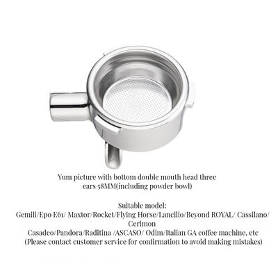 Maniglia in legno massello utensili per il caffè e il tè con ramo acido senza fondo di sostituzione universale