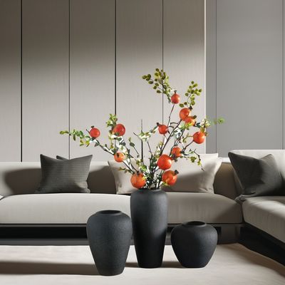 Vintage ceramica per la decorazione di casa... Vaso per pavimenti alti antico e moderno.