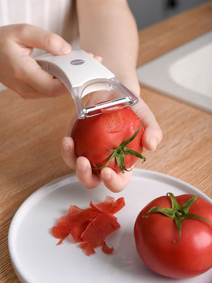 Peeler di frutta e verdura in acciaio inossidabile con lame taglienti