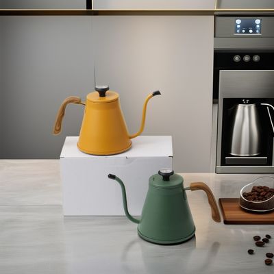 Caldaia per il caffè a collo di gallina per versare sopra la birra realizzata in acciaio inossidabile per alimenti