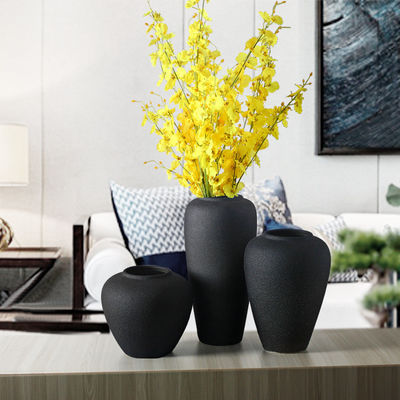 Vaso di grande design astratto Glazio opaco stile Art Deco moderno per negozi di regali