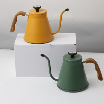 Set per la preparazione del caffè con bollitore in acciaio inossidabile in design moderno