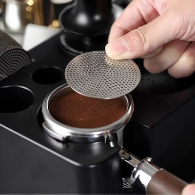 Barista-Approved 58mm in acciaio inossidabile Coffee Puck Screen per macchine da tè moderne