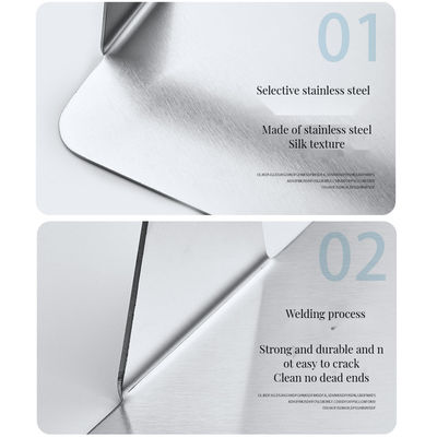 Disegno quadrato non appiccicoso in acciaio inossidabile Burger Press Easy Grilling Fabric Tool / Apron