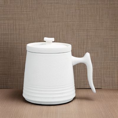 Classic White Porcelain Design 900cc Ceramica Tè e Tazze da Caffè Set Volume 250ml