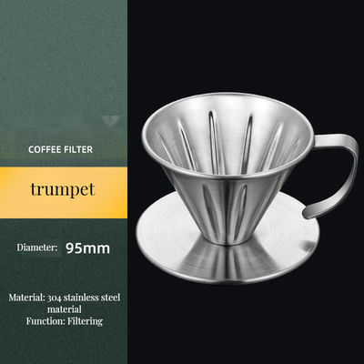 Strumenti per il caffè e il tè Tipo Classic porta in acciaio inossidabile per la preparazione casalinga e del tè