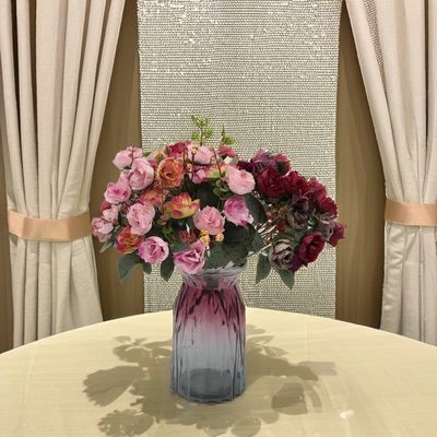 Bianco 21 Rose Diamante Fiori artificiali per matrimoni San Valentino Natale