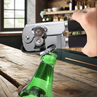 Apri bottiglie di birra a bordo liscio con costruzione in acciaio inossidabile resistente