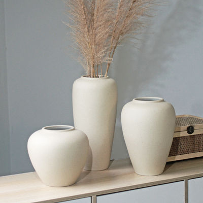 Vaso ceramico bianco di lusso unico in stile postmoderno