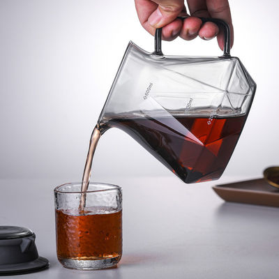 Servizi di ufficio Tipo di utensili da bere Set di caffè e tè Durabile trasparente Borosilicato vetro gocciolante