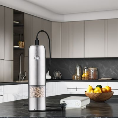 Sassini e peperoncini con nucleo di ceramica in acciaio inossidabile mini grinder elettrico