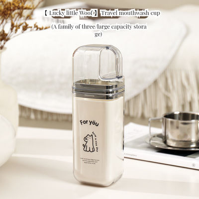 Disposable Cartoon Cute 3 in 1 Portable Dental Jar Set Ideale per il bagno di casa Hotel