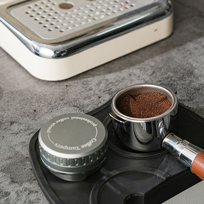 2-in-1 Coffee Leveler con coperchio in legno eco-compatibile 304 in acciaio inossidabile