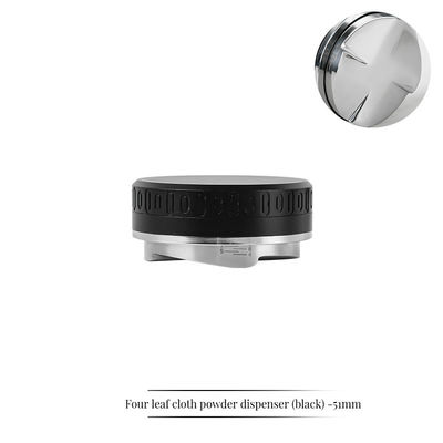 2-in-1 Coffee Leveler con coperchio in legno eco-compatibile 304 in acciaio inossidabile