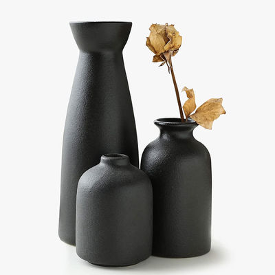 Moderno elegante Vaso di legno fatto a mano Decorazione vetro Vaso di fiori solido Contenitore idroponico