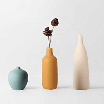 Moderno elegante Vaso di legno fatto a mano Decorazione vetro Vaso di fiori solido Contenitore idroponico