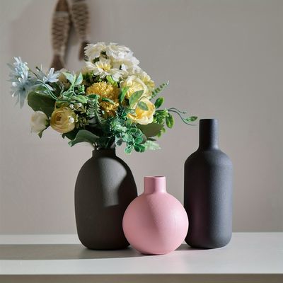 Vaso di fiori in ceramica di colore Morandi Moderno Nordico per l'occasione dell'anniversario