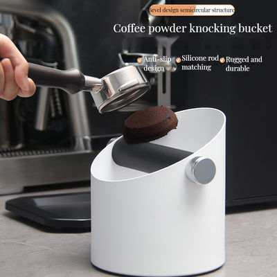 Funzionalità del latte di schiuma Modern Knock Box per una pulizia facile 58mm Acciaio inossidabile Caffè Tè Strumento