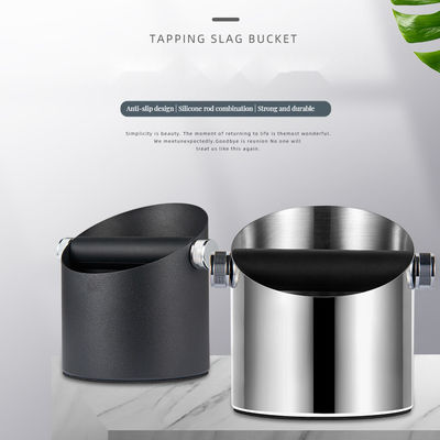 Funzionalità del latte di schiuma Modern Knock Box per una pulizia facile 58mm Acciaio inossidabile Caffè Tè Strumento