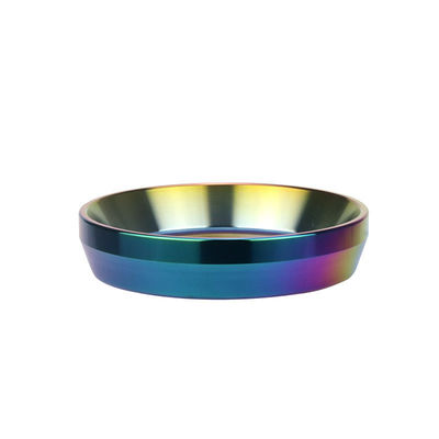 Portafiltro metallico in argento eco-compatibile per la dosatura intelligente del caffè in casa e al caffè