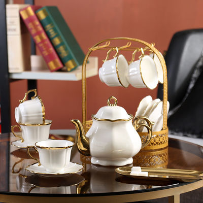 Cerimatica Europa Elegante Casa Tea Collections 500ml Porcellana Accent gold Tazze per teiere