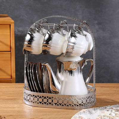 Cerimatica Europa Elegante Casa Tea Collections 500ml Porcellana Accent gold Tazze per teiere