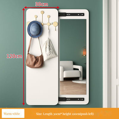 Contemporaneo supporto inclinato colore rotondo personalizzato specchio a tutta lunghezza per la casa e commerciale