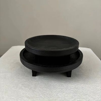 Strumento di presentazione di legno rustico personalizzabile per utensili da forno Padelle calde Piatti da forno