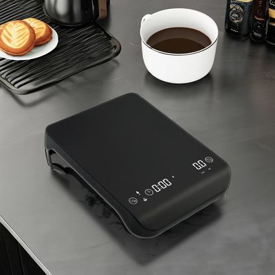 Home Scale per il caffè con funzione timer Alta precisione ABS Disegno elettronico 3kg Capacità