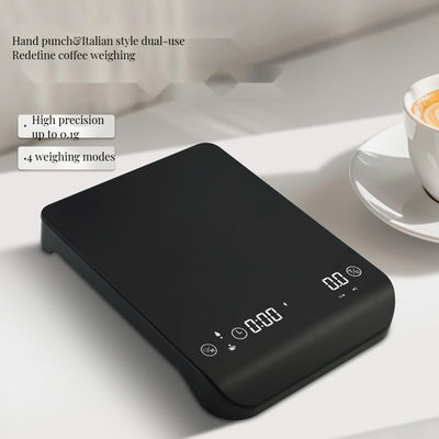 Home Scale per il caffè con funzione timer Alta precisione ABS Disegno elettronico 3kg Capacità