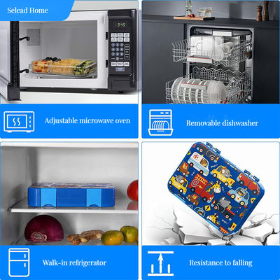 Contenitori di alimenti in silicone per bambini e bambini scolastici sicuri e privi di BPA