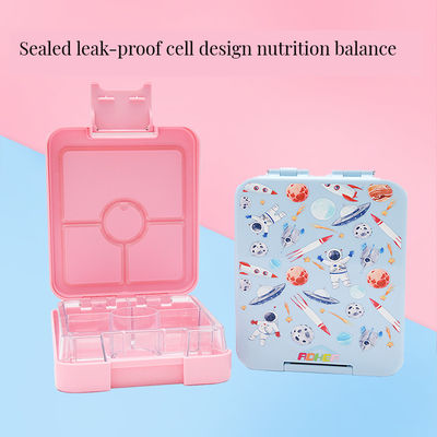 Microonde impermeabili a due strati con griglia Bento Lunch Box per bambini Previene gli odori