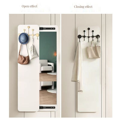 Specchio da parete di lusso di design con cintura di cuoio super artigianale e fancy hanging top