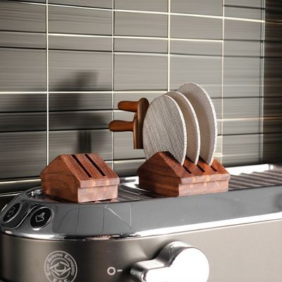 Barista Tool Steel Silicone Coffee Filter Holder per espresso da 58 mm