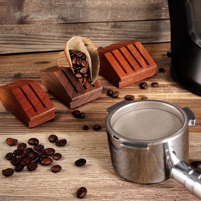 Acciaio Silicone Screen Walnut Legno 58mm Espresso Tea Filter Holder per attrezzi per il caffè e il tè
