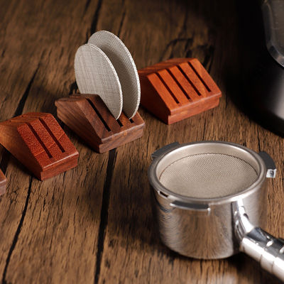 Portatore di filtro per tè Walnut Espresso da 58 mm in stile americano per ristorante Home Coffee
