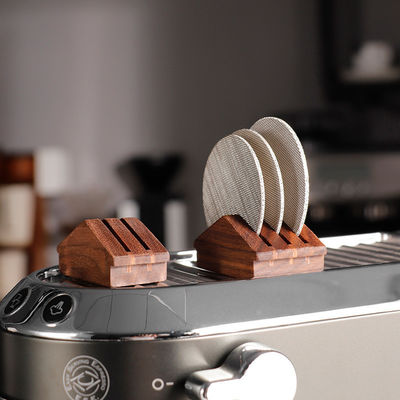 Portatore di filtro per tè Walnut Espresso da 58 mm in stile americano per ristorante Home Coffee